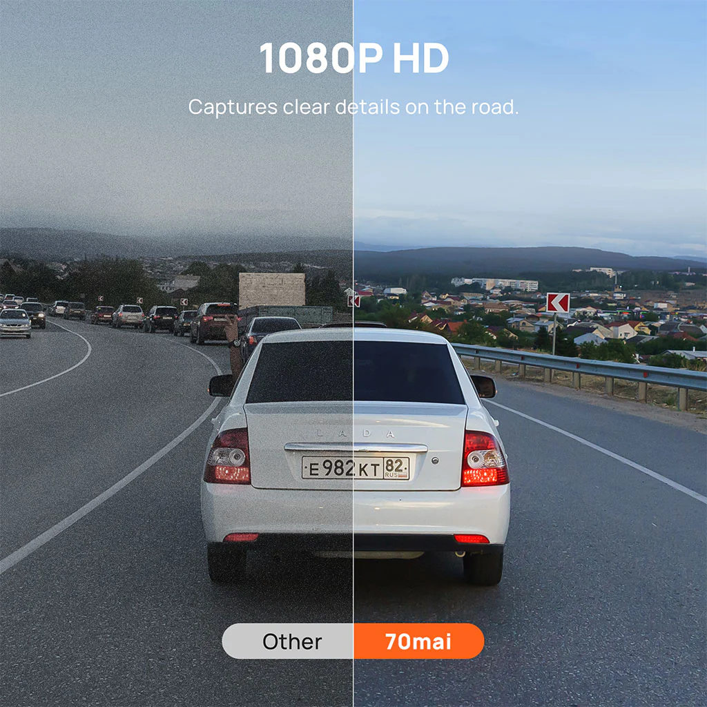 70mai Dash Cam 1S 1080P with 130° FOV & Voice Control - Image 4