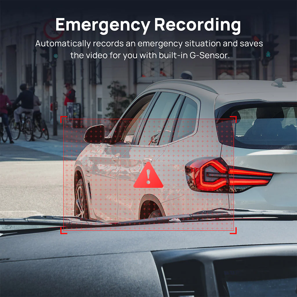 70mai Dash Cam 1S 1080P with 130° FOV & Voice Control - Image 6