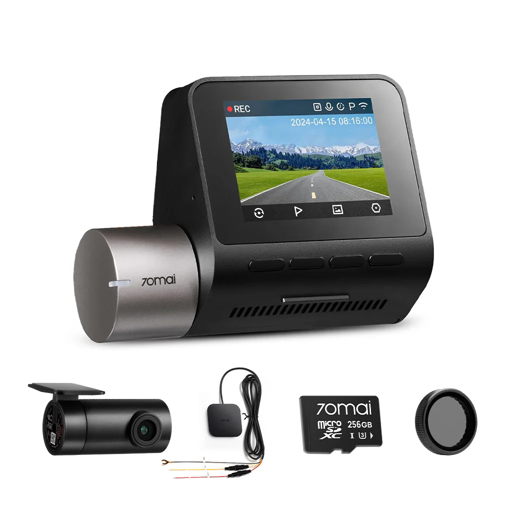 A510 Bundle: Front Cam + Rear Cam + Memory Card + Hardwire Kit + CPL Filter - Image 2