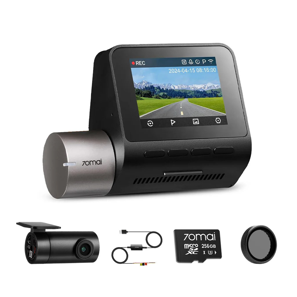 A510 Bundle: Front Cam + Rear Cam + Memory Card + Hardwire Kit + CPL Filter - Image 3