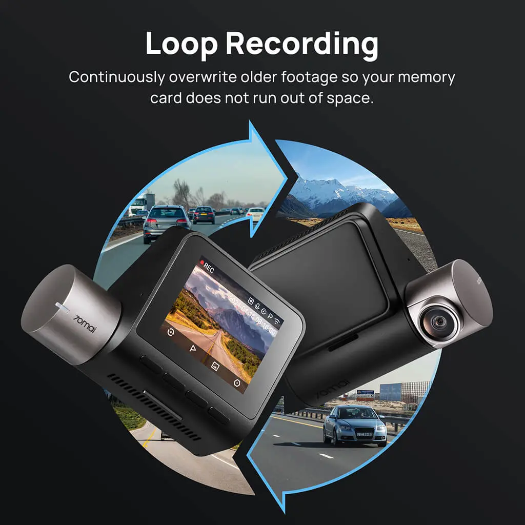 70mai Dash Cam A510 2.7K HD with Sony STARVIS 2, 4G LTE & Dual HDR Supported - Image 11