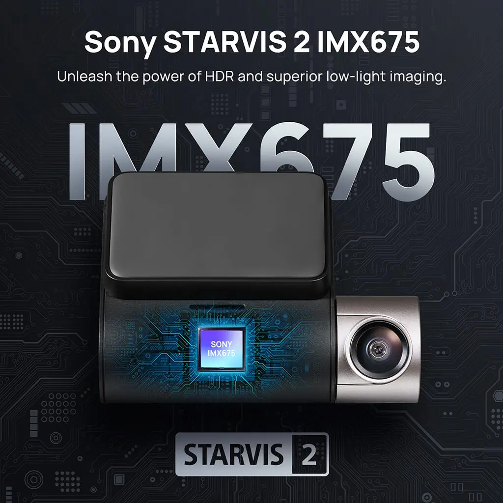 70mai Dash Cam A510 2.7K HD with Sony STARVIS 2, 4G LTE & Dual HDR Supported - Image 4