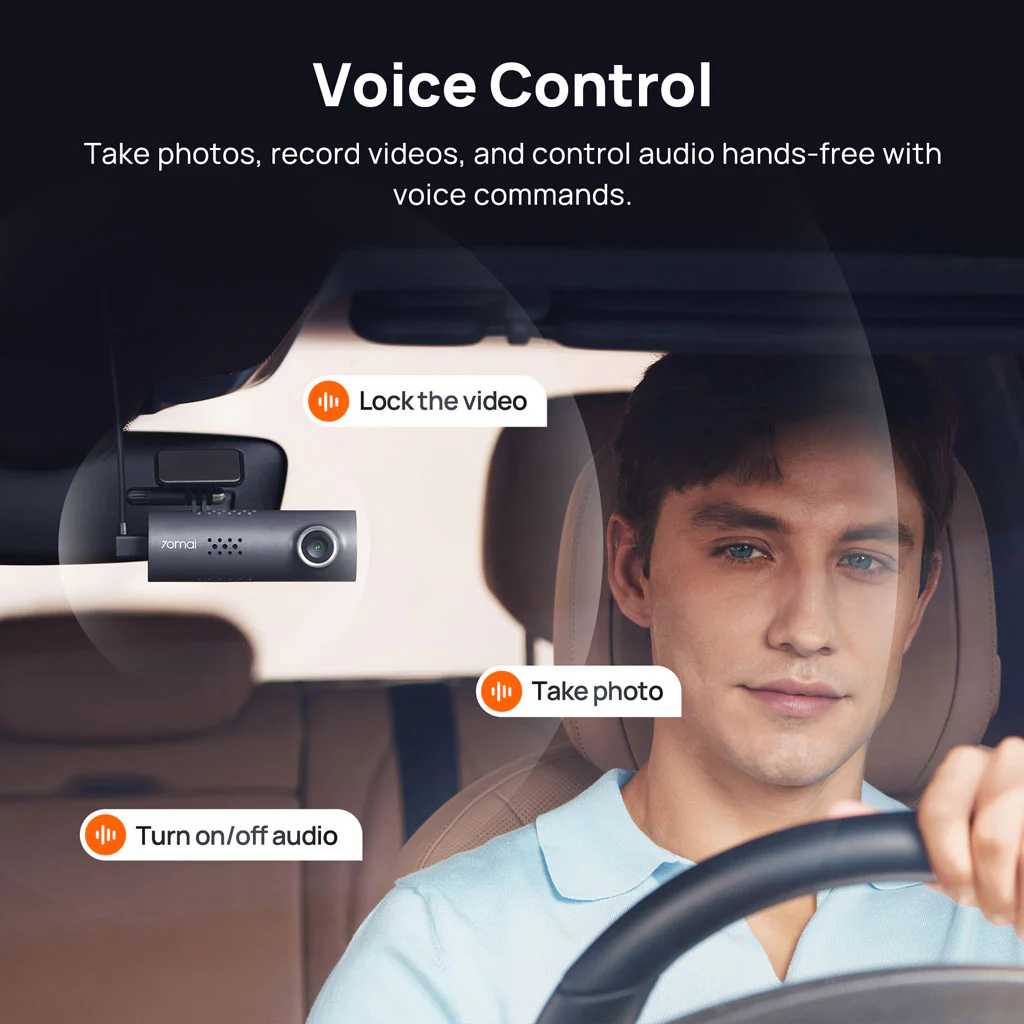 70mai Dash Cam 3 1080P HDR with Sony STARVIS 2 & Voice Control - Image 7