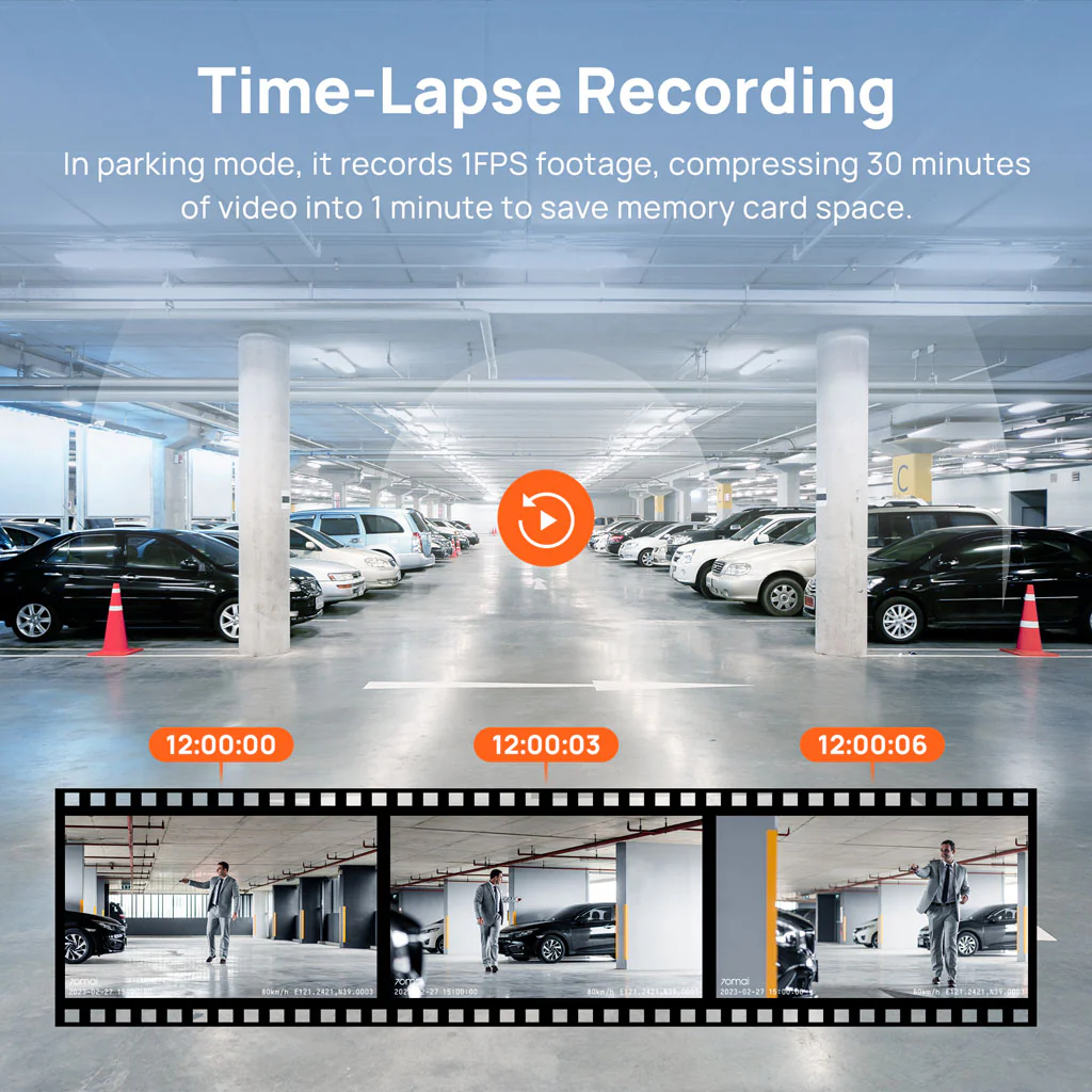 70mai Dash Cam 3 1080P HDR with Sony STARVIS 2 & Voice Control - Image 9