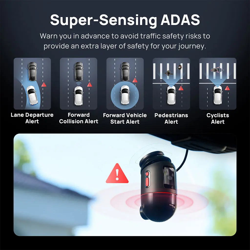 70mai Dash Cam 4K Omni 360 Full View with Dual Sony STARVIS 2, AI 2.0 & 4G LTE Supported - Image 10