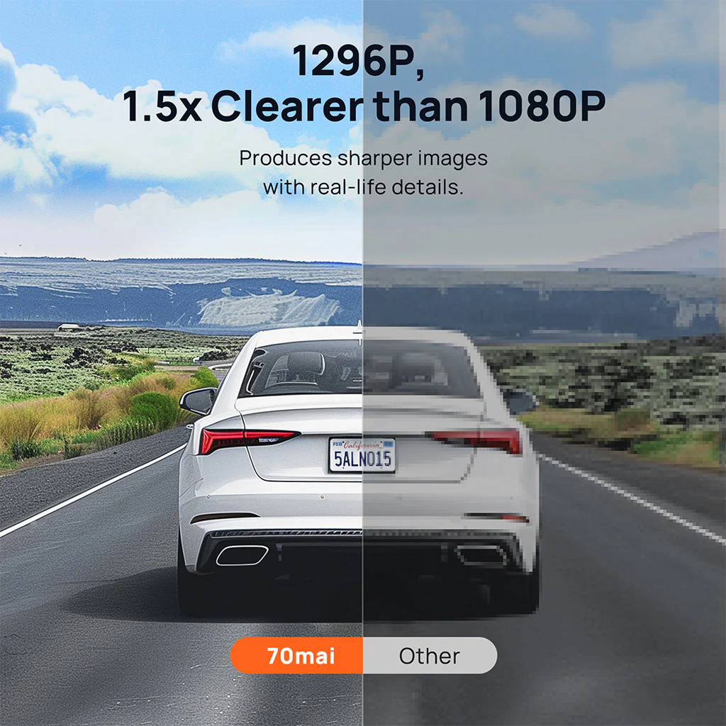70mai Dash Cam M300 2K HD with Built-in LED Indicator - Image 3