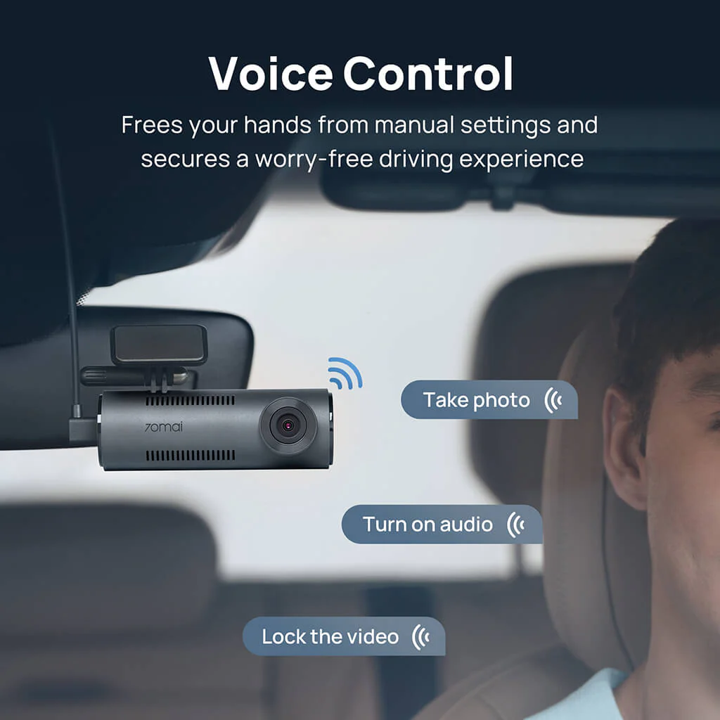 70mai Dash Cam M310 2K QHD with Built-In LED Indicator & Upgraded USB C - Image 12