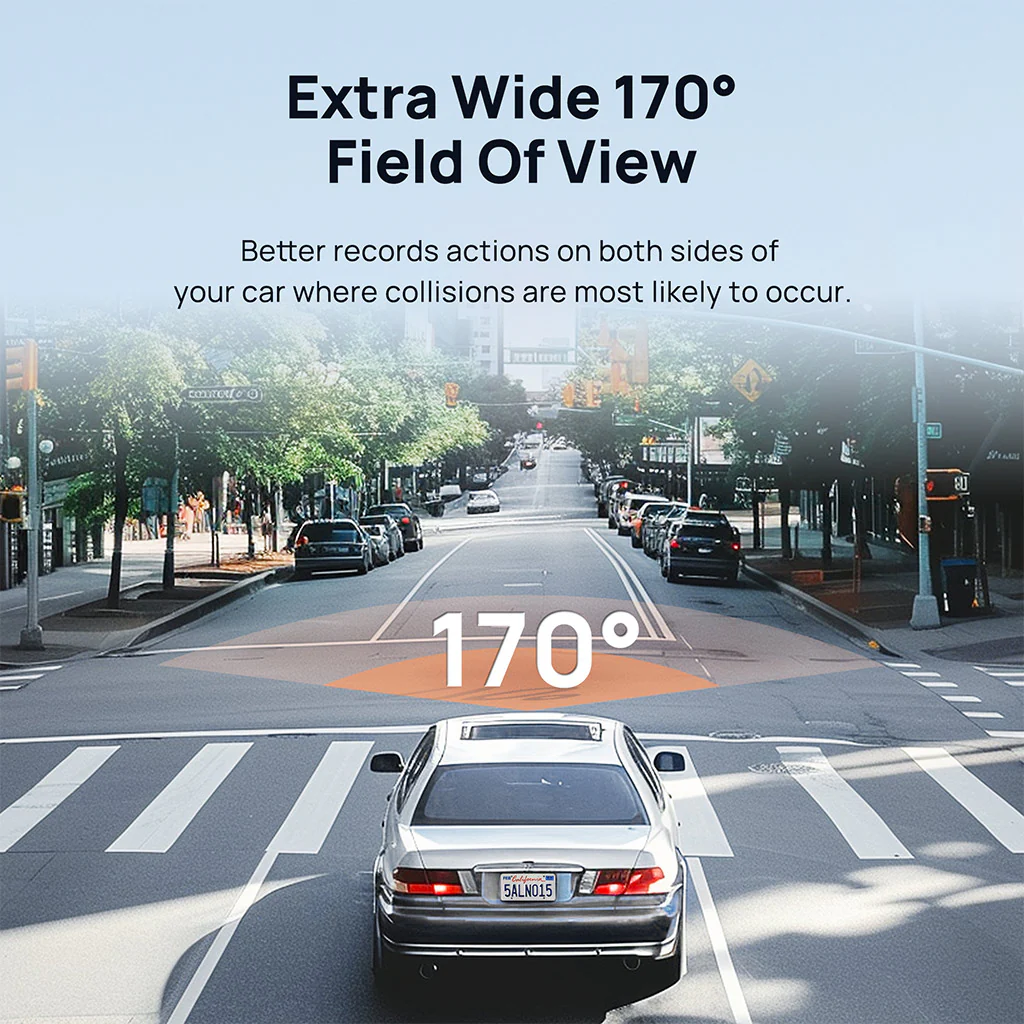 70mai Dash Cam M500 2.7K HD with Built-in eMMC, 170° FOV & HDR Recording - Image 12