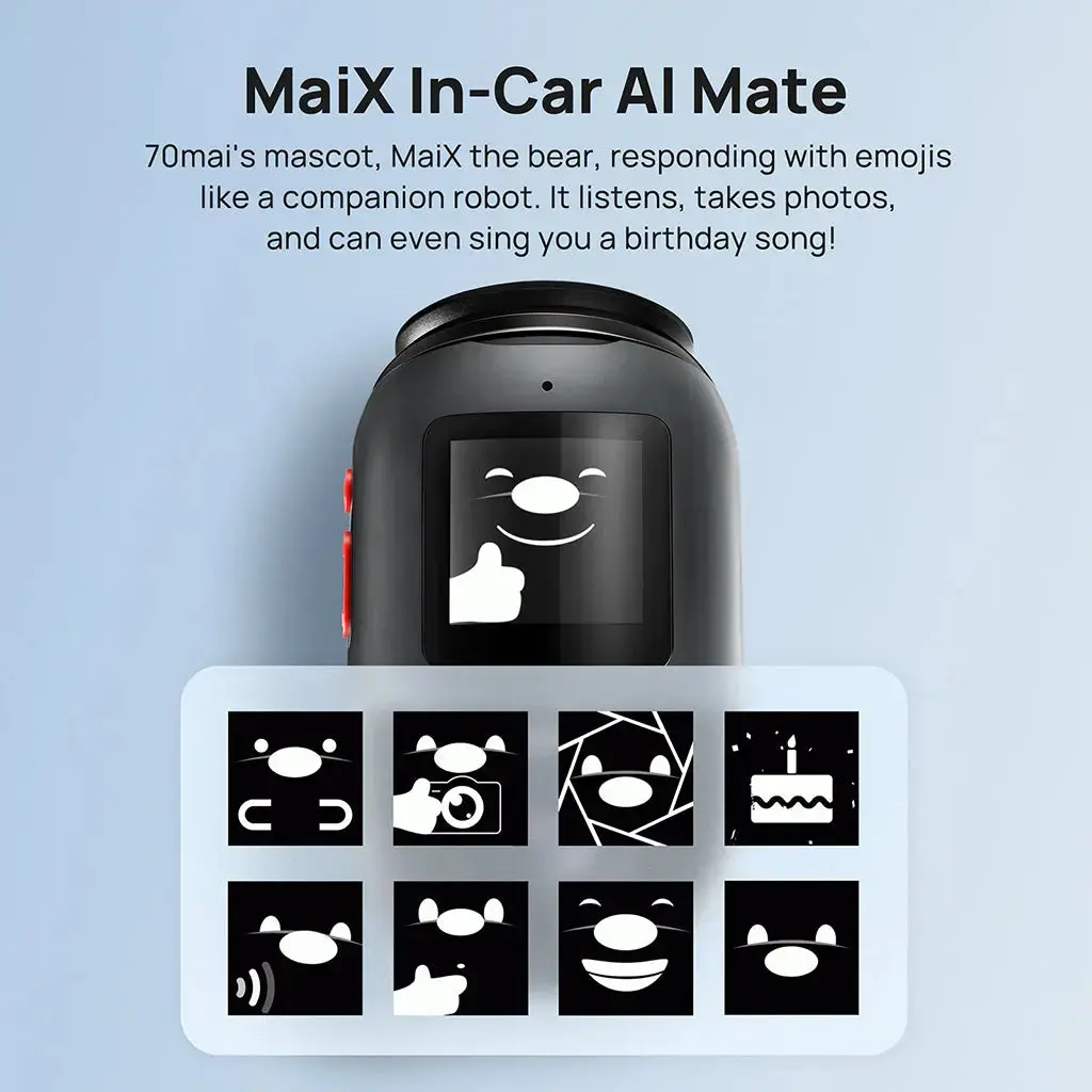 70mai Dash Cam Omni 360° Full View with Built-In eMMC, AI Detection & 4G LTE Supported - Image 11