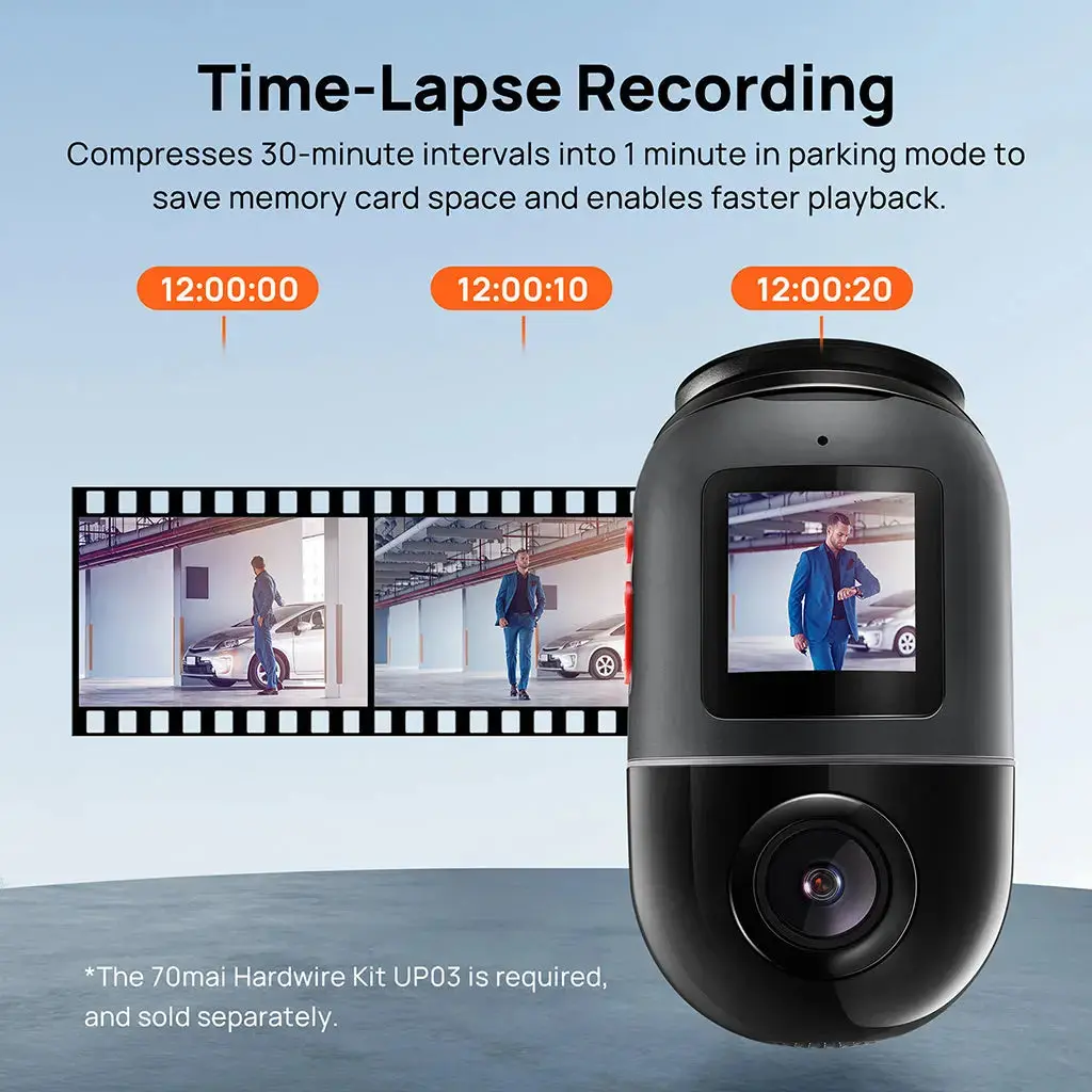 70mai Dash Cam Omni 360° Full View with Built-In eMMC, AI Detection & 4G LTE Supported - Image 14