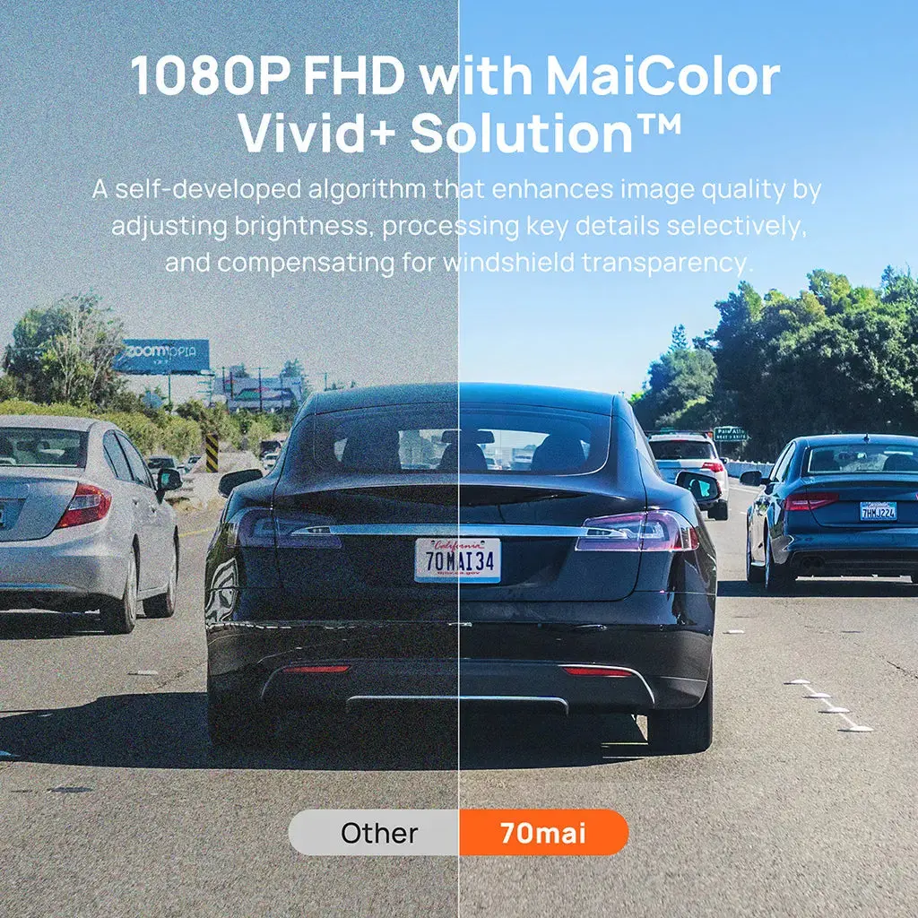 70mai Dash Cam Omni 360° Full View with Built-In eMMC, AI Detection & 4G LTE Supported - Image 4