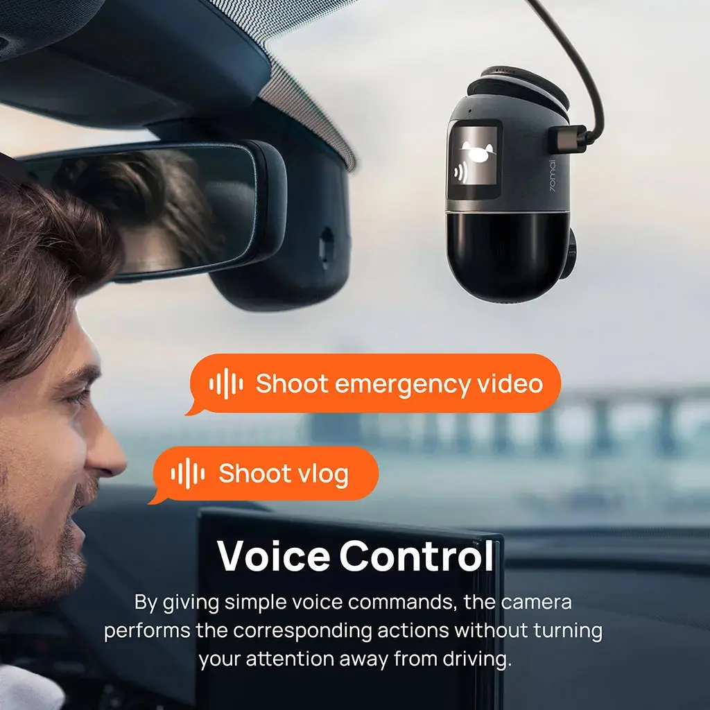 70mai Dash Cam Omni 360° Full View with Built-In eMMC, AI Detection & 4G LTE Supported - Image 7